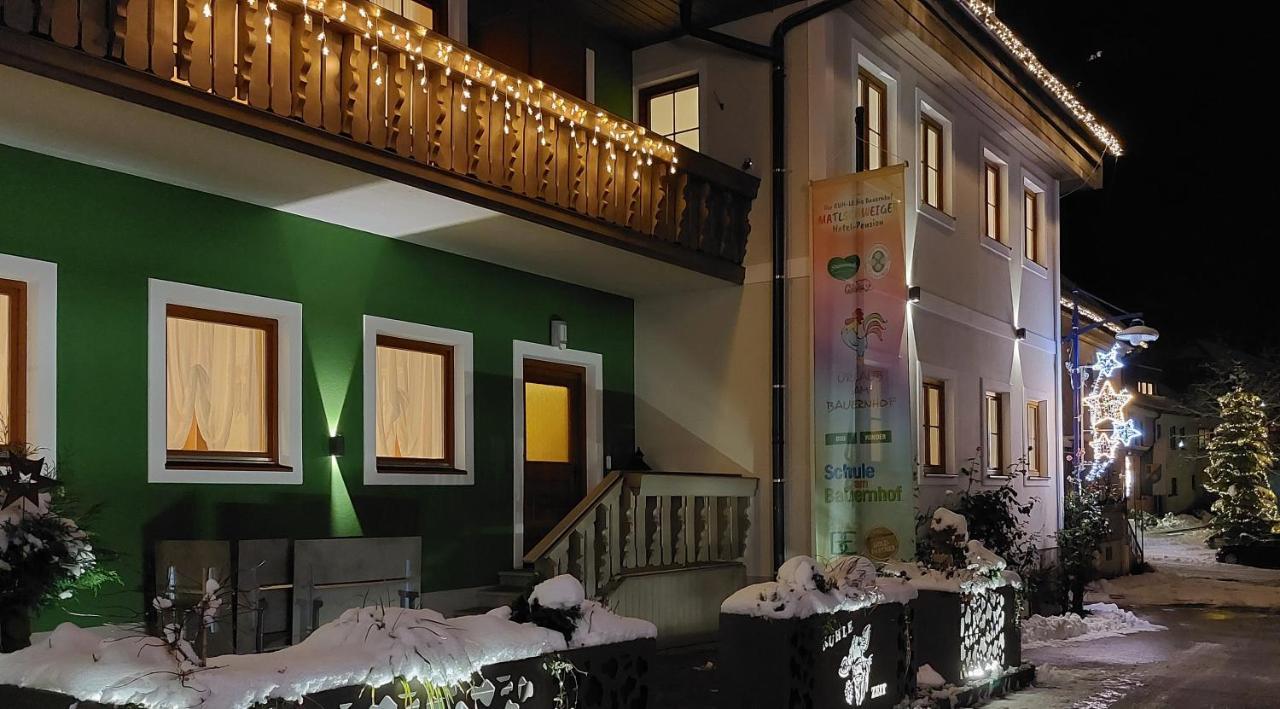 Bio-Bauernhof-Hotel Matlschweiger Lassing  Zewnętrze zdjęcie